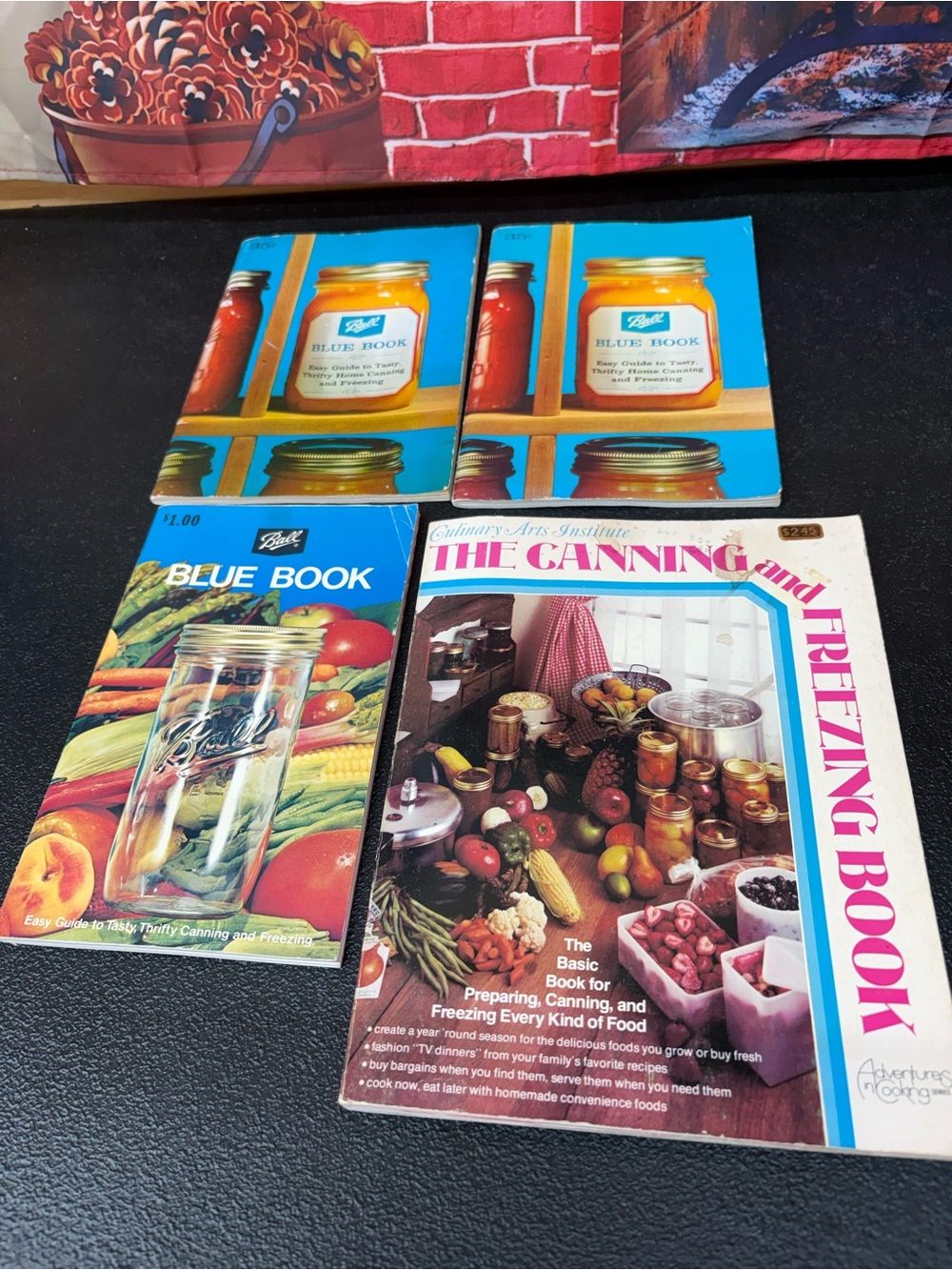 Lot of vintage Blue Book Canning Guide – Blue
